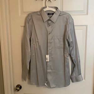 Murano silver button down. Size 16.5 neck, 35 sleeve. New condition.